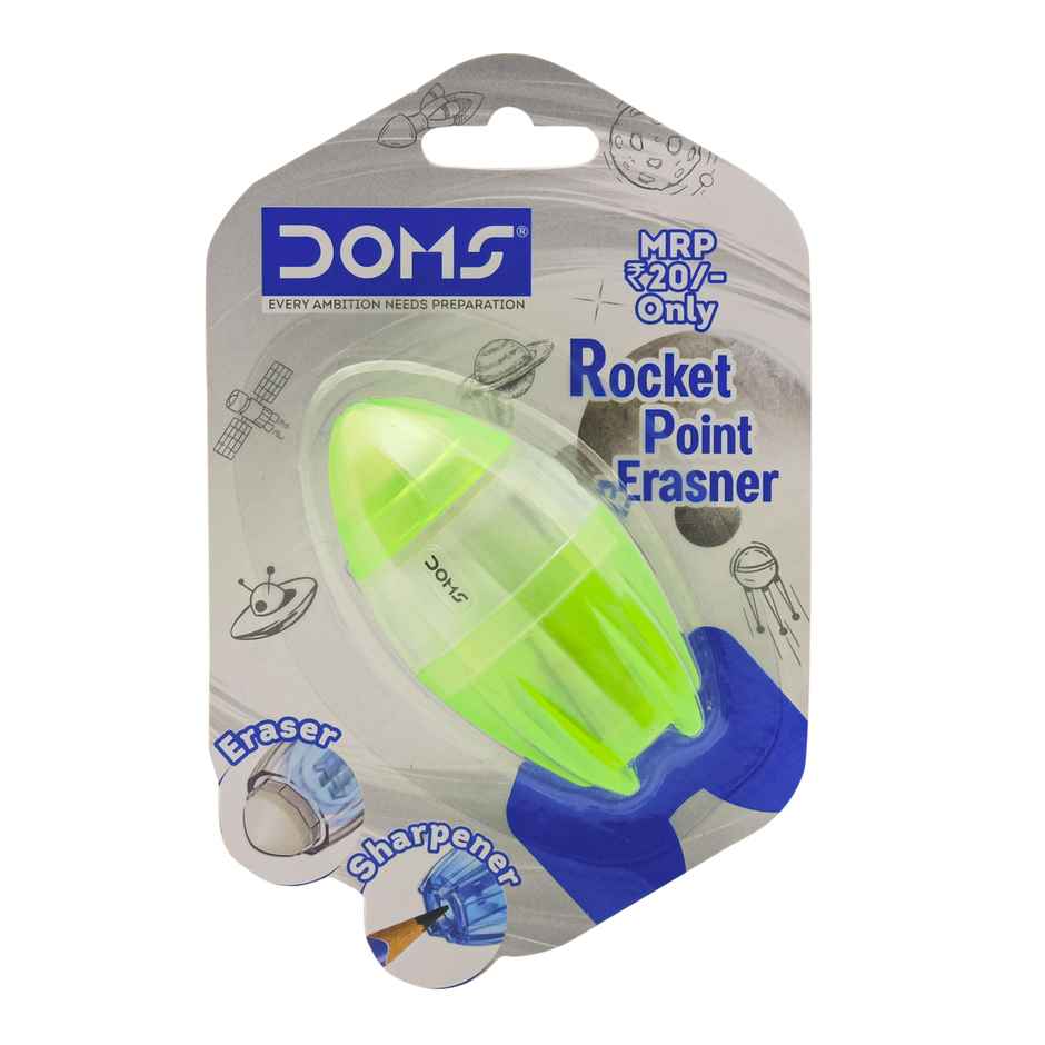 Doms Rocket Point Erasner Sharpner
