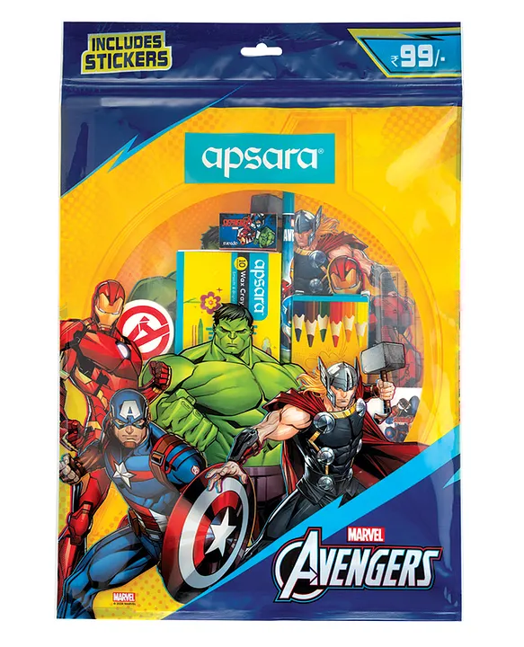 Apsara Marvel Avengers Coloring Kit 