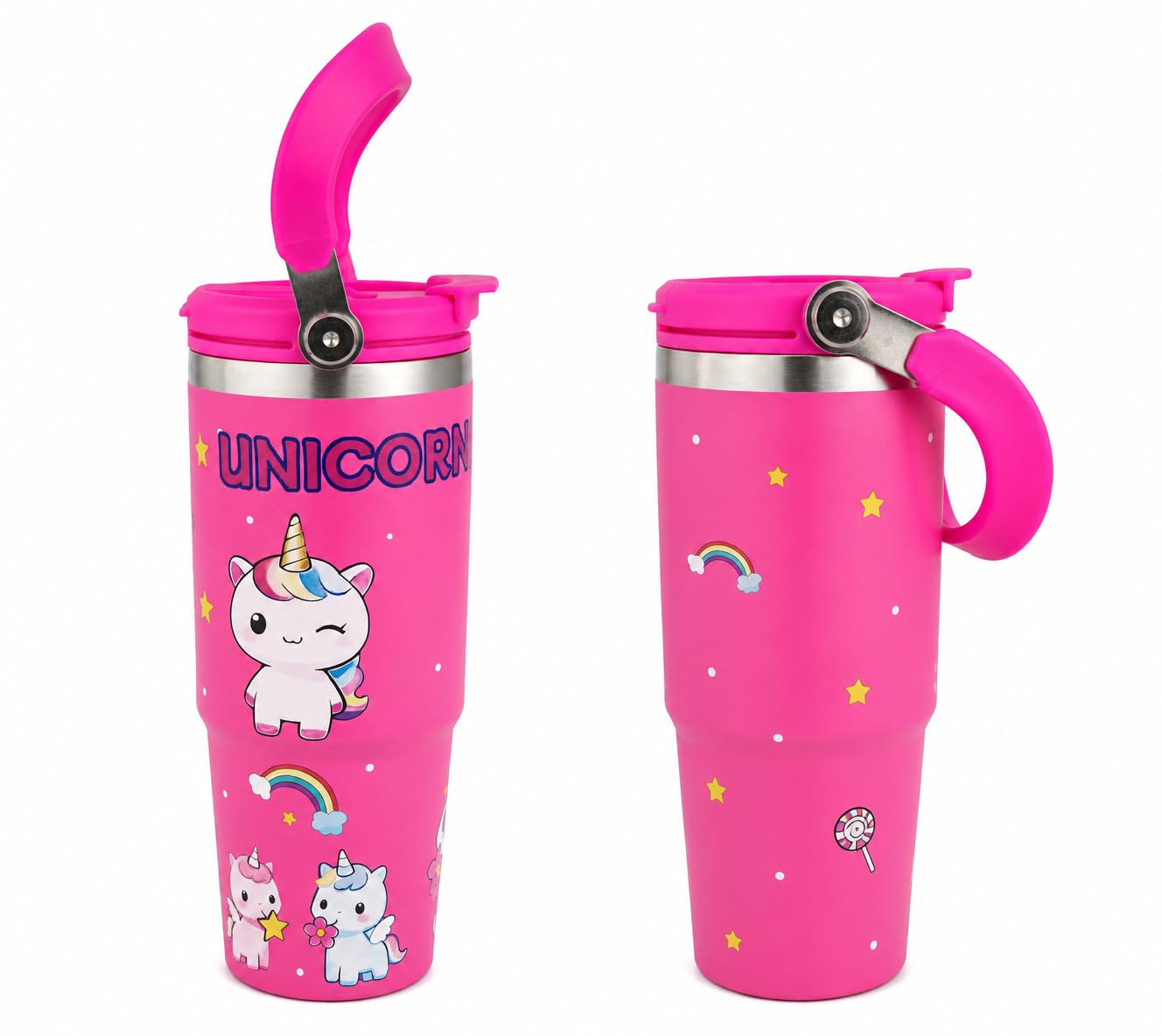 Themed Insulated Tumbler 900 ml Stainless Steel Sipper